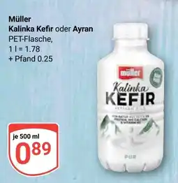 Globus Müller Kalinka Kefir oder Ayran Angebot