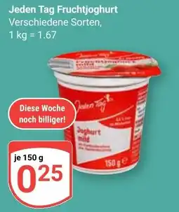 Globus Jeden Tag Fruchtjoghurt Angebot