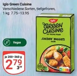 Globus Iglo Green Cuisine Angebot