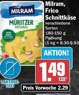 AEZ Milram, Frico Schnittkäse Angebot