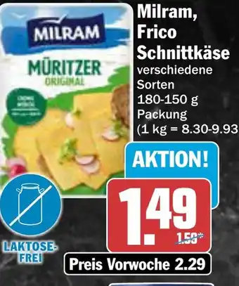 AEZ Milram, Frico Schnittkäse Angebot