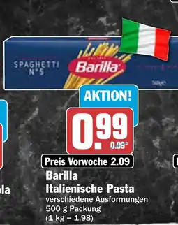 AEZ Barilla Italienische Pasta Angebot