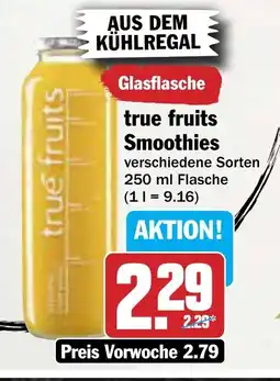 AEZ Glasflasche true fruits Smoothies Angebot
