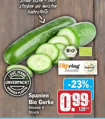 AEZ Spanien Bio Gurke Klasse II Stück Angebot