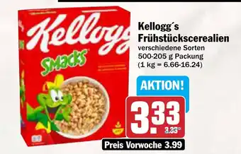 AEZ Kellogg's Frühstückscerealien Angebot