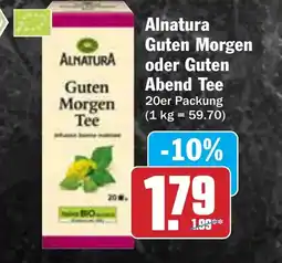 AEZ Alnatura Guten Morgen oder Guten Abend Tee Angebot