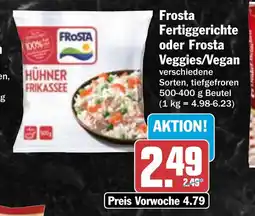 AEZ Frosta Fertiggerichte oder Frosta Veggies/Vegan Angebot