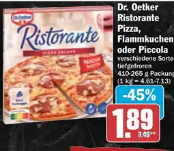 AEZ Dr. Oetker Ristorante Pizza, Flammkuchen oder Piccola Angebot
