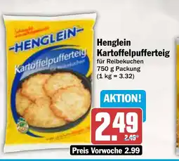 AEZ Henglein Kartoffelpufferteig Angebot