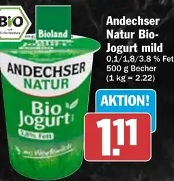 AEZ Andechser Natur Bio- Jogurt mild Angebot