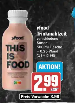 AEZ yfood Trinkmahlzeit Angebot