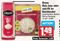 AEZ Oryza Reis lose oder reis-fit im Kochbeutel Angebot