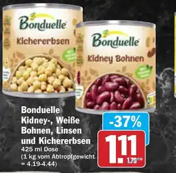 AEZ Bonduelle Kidney-, Weiße Bohnen, Linsen und Kichererbsen Angebot