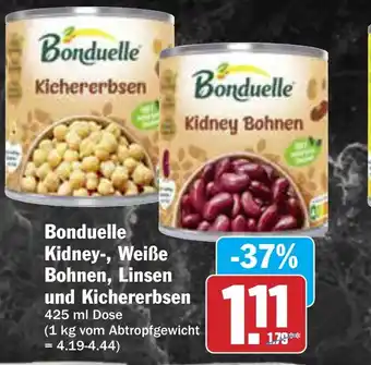 AEZ Bonduelle Kidney-, Weiße Bohnen, Linsen und Kichererbsen Angebot