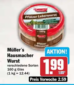 AEZ Müller's Hausmacher Wurst Angebot