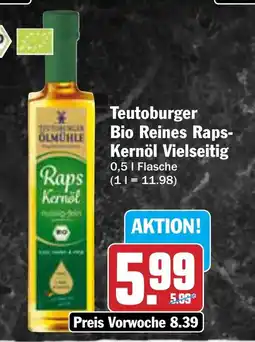 AEZ Teutoburger Bio Reines Raps- Kernöl Vielseitig Angebot