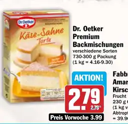 AEZ Dr Oetker Premium Backmischungen Angebot
