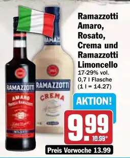 AEZ Ramazzotti Amaro, Rosato, Crema und Ramazzotti Angebot