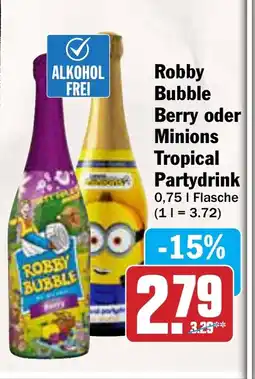 AEZ Robby Bubble Berry oder Minions Tropical Partydrink Angebot