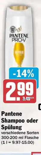 AEZ Pantene Shampoo oder Spülung Angebot