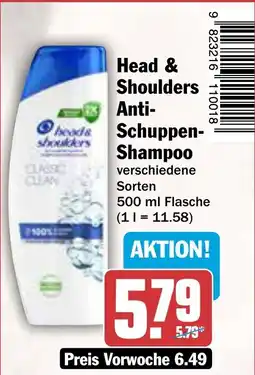 AEZ Head & Shoulders Anti- Schuppen- Shampoo Angebot