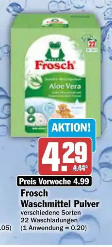 AEZ Frosch Waschmittel Pulver Angebot
