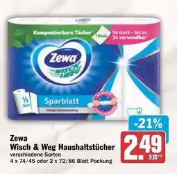 AEZ Zewa Wisch & Weg Haushaltstücher Angebot