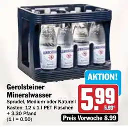 AEZ Gerolsteiner Mineralwasser Angebot