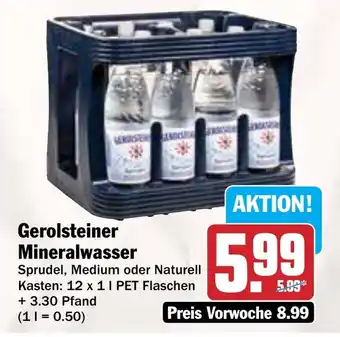 AEZ Gerolsteiner Mineralwasser Angebot