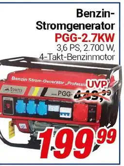 CENTERSHOP Benzin- Stromgenerator PGG-2.7KW Angebot