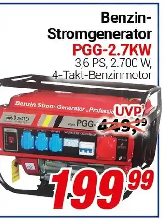 CENTERSHOP Benzin- Stromgenerator PGG-2.7KW Angebot