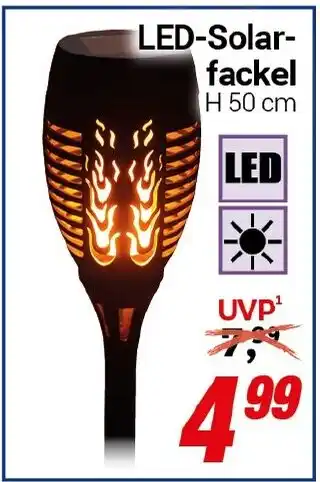 CENTERSHOP LED-Solar- fackel H 50 cm Angebot