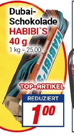 CENTERSHOP Dubai- Schokolade HABIBI'S Angebot