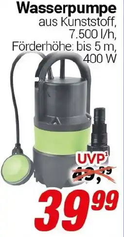 CENTERSHOP Wasserpumpe Angebot
