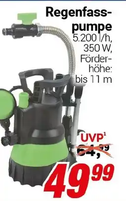 CENTERSHOP Regenfass- pumpe Angebot