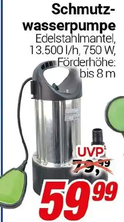 CENTERSHOP Schmutz- wasserpumpe Angebot