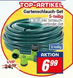 CENTERSHOP Gartenschlauch-Set 5-teilig Angebot