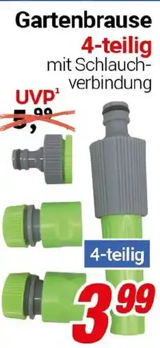 CENTERSHOP Gartenbrause 4-teilig Angebot
