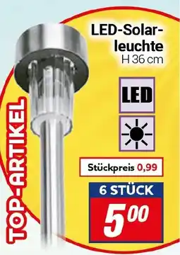 CENTERSHOP LED-Solar- leuchte H 36 cm Angebot