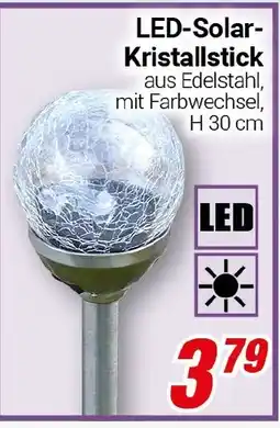 CENTERSHOP LED-Solar- Kristallstick Angebot
