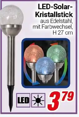 CENTERSHOP LED-Solar- Kristallstick Angebot