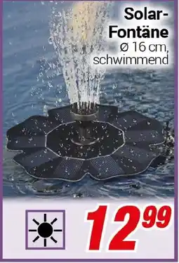 CENTERSHOP Solar- Fontäne Angebot