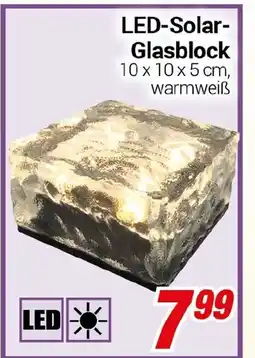 CENTERSHOP LED-Solar- Glasblock Angebot