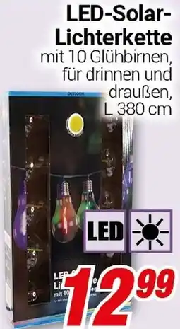 CENTERSHOP LED-Solar- Lichterkette Angebot