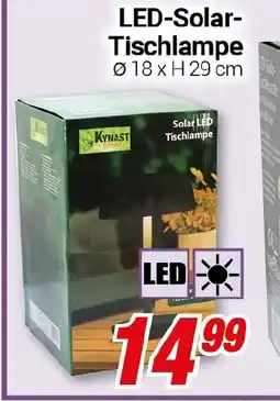 CENTERSHOP LED-Solar- Tischlampe Angebot