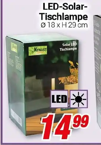 CENTERSHOP LED-Solar- Tischlampe Angebot