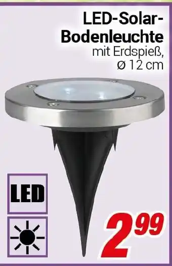 CENTERSHOP LED-Solar- Bodenleuchte Angebot
