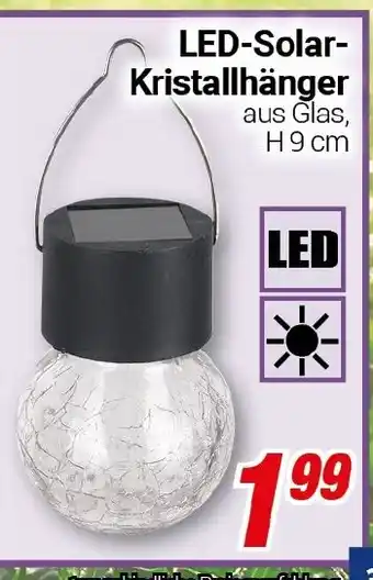 CENTERSHOP LED-Solar- Kristallhänger Angebot