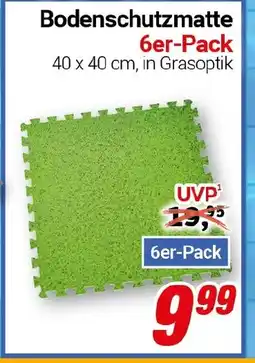 CENTERSHOP Bodenschutzmatte 6er-Pack Angebot