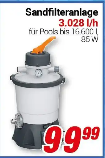 CENTERSHOP Sandfilteranlage 3.028 l/h Angebot